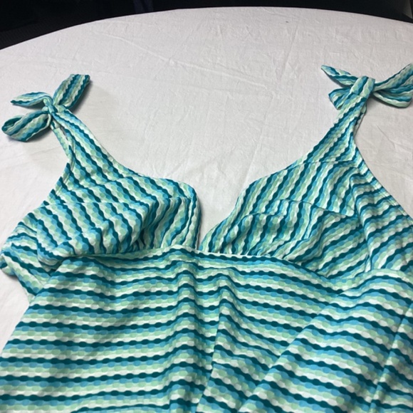 Time true woman’s bathing suit. New turquoise size xl 16-18 - Picture 3 of 5